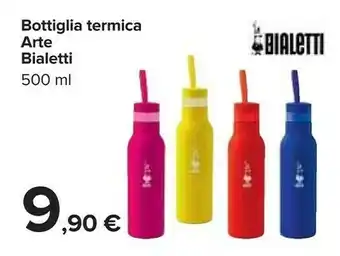 Carrefour Bialetti Bottiglia Termica Arte offerta