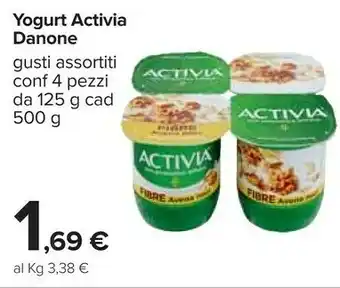 Carrefour Danone Activia 0% Grassi offerta