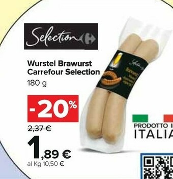 Carrefour Carrefour Selection Wurstel Brawurst offerta