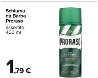 Carrefour Proraso Schiuma Da Barba offerta