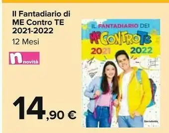 Carrefour 3 nobili Il Fantadiario Di Me Contro Te 2021-2022 offerta