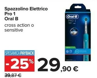 Oral B Spazzolino Elettrico Pro 1