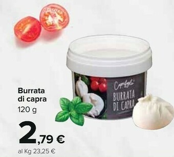 Carrefour Burrata Di Capra offerta