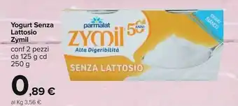 Carrefour Parmalat Zymil Senza Lattosio 250 G(ml) offerta