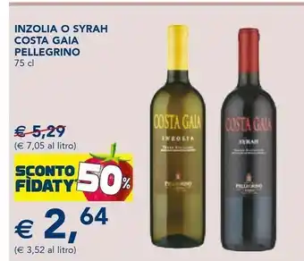 Esselunga Cantine pellegrino Costa Gaia Inzolia 750 Ml offerta