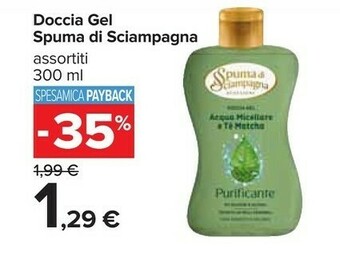 Carrefour Spuma Di Sciampagna Doccia Gel offerta