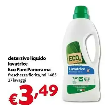 Borello Supermercati Pam Panorama Eco Detersivo Liquido Lavatrice offerta