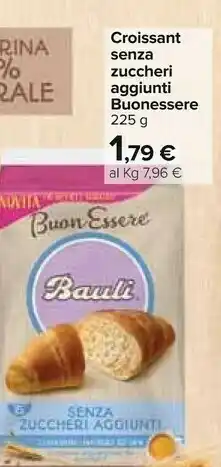 Carrefour Bauli Croissant Senza Zuccheri Aggiunti offerta