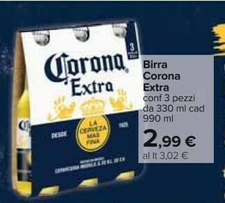 Carrefour Corona Extra Birra offerta