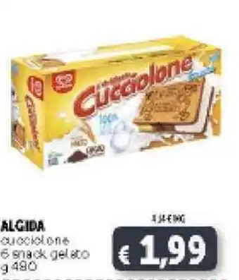 Deco Supermercati Algida Cucciolone 6 Snack Gelato 480g offerta
