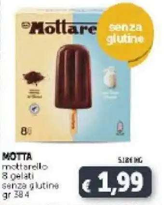 Deco Supermercati Motta Mottarello 8 Gelati senza glutine 384gr offerta