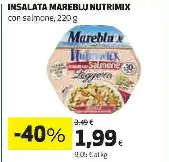 Coop Mareblu Nutrimix Insalata Con Salmone Leggera Sfiziosa 220 G(ml) offerta