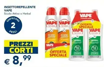 Esselunga Vape Insettorepellente offerta