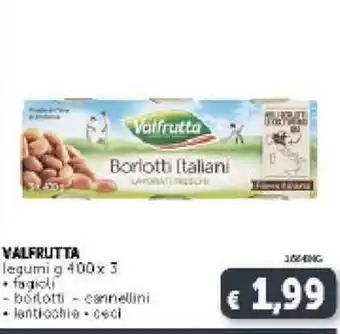 Deco Supermercati Valfrutta Legume 400g x 3 offerta
