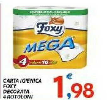 Vivo Supermercati Foxy Carta igienica offerta