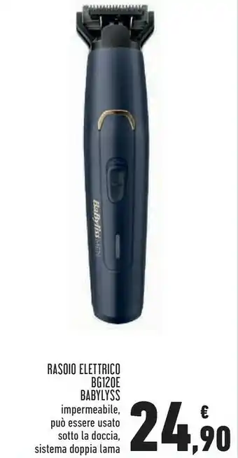Conad Superstore Babylyss Rasoio Elettrico BG120E offerta