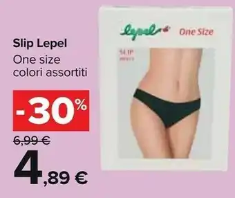 Carrefour Lepel Slip offerta