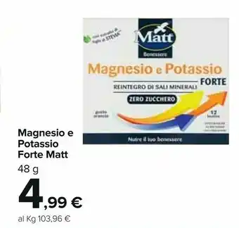 Carrefour Matt Magnesio E Potassio offerta