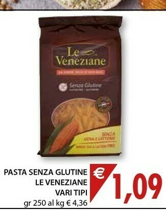 Mercatò Le veneziane Pasta Senza Glutine offerta