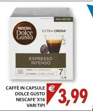 Mercatò Nescafé Dolce Gusto Lungo Capsule Caffè 16 Pezzo(i) offerta