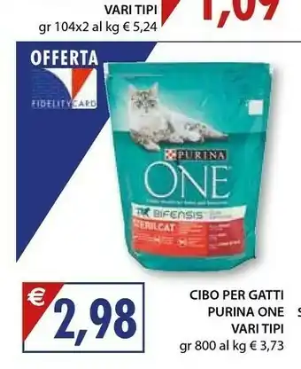 Mercatò Purina ONE Junior Cibo Secco Per Gatti Gattino Pollo 800 G offerta
