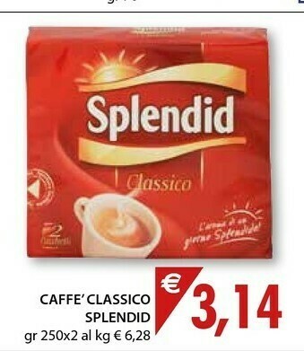 Mercatò Splendid Caffè Classico offerta