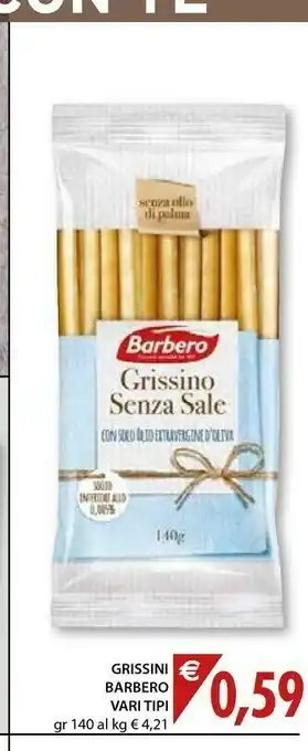 Mercatò Barbero Grissini offerta