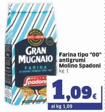 Ok Sigma Farina tipo "00" antigrumi Molino Spadoni 1 kg offerta