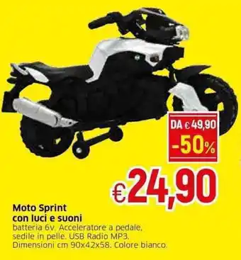 Galassia Moto Sprint con luci e suoni offerta