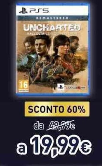 Unieuro PS5 Uncharted offerta