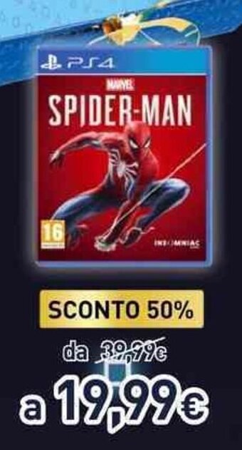 Unieuro PS4 Spider-Man offerta