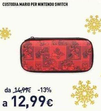 Unieuro Custodia Mario per Nintendo Switch offerta