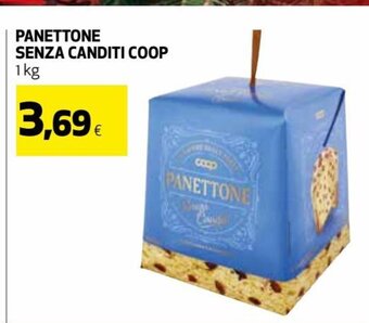Coop Panettone Senza Canditi Coop 1 kg offerta