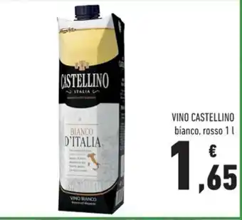 Conad Castellino Vino bianco, rosso 1 l offerta