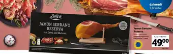 Lidl Jamon serrano reserva offerta