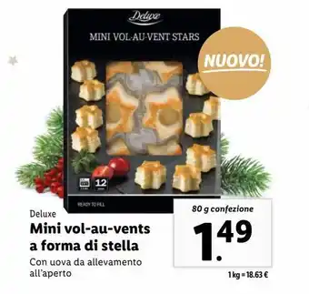 Lidl Mini vol-au-vents a forma di stella offerta
