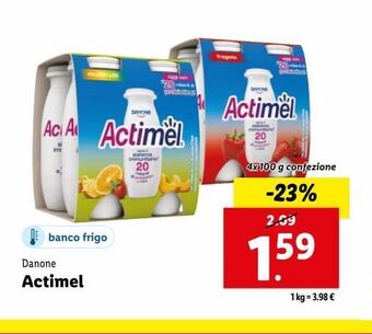 Lidl Actimel offerta