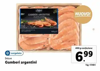 Lidl Gamberi argentini offerta