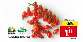 Lidl Pomodori datterino offerta