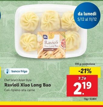 Lidl Ravioli xiao long bao offerta