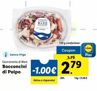Lidl Bocconcini di polpo offerta