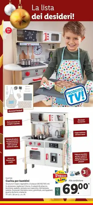 Lidl Cucina per bambini offerta