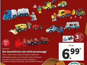 Set macchinine con mini personaggi