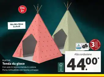 Lidl Tenda da gioco offerta