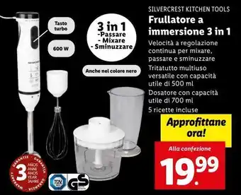 Lidl Frullatore a immersione offerta