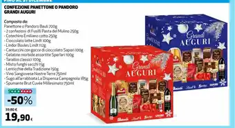 Coop Confezione Panettone O Pandoro Grandi Auguri 700 g offerta