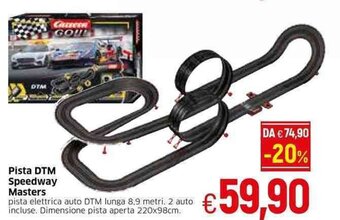 Galassia Pista DTM Speedway Masters offerta
