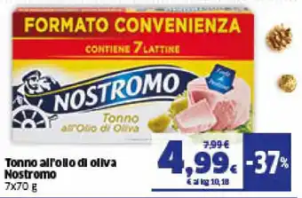 Il Punto Sigma Nostromo Tonno all'olio di oliva 7x70 g offerta