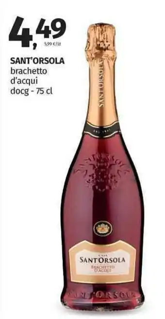 Pam Sant'Orsola 75 cl offerta