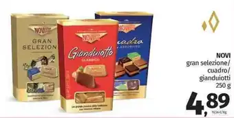 Pam Novi gran selezione/cuadro/gianduiotti 250 g offerta